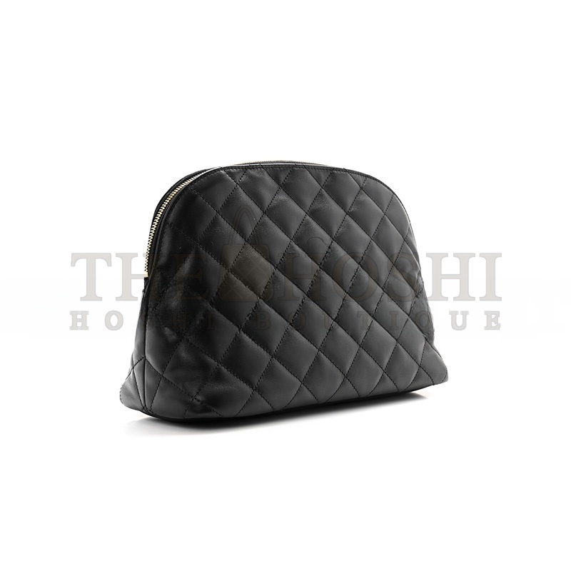 Y51 LE CASSANDRE LARGE COSMETIC POUCH BLACK 742662AABK91000 (30*20*11cm) Master Quality